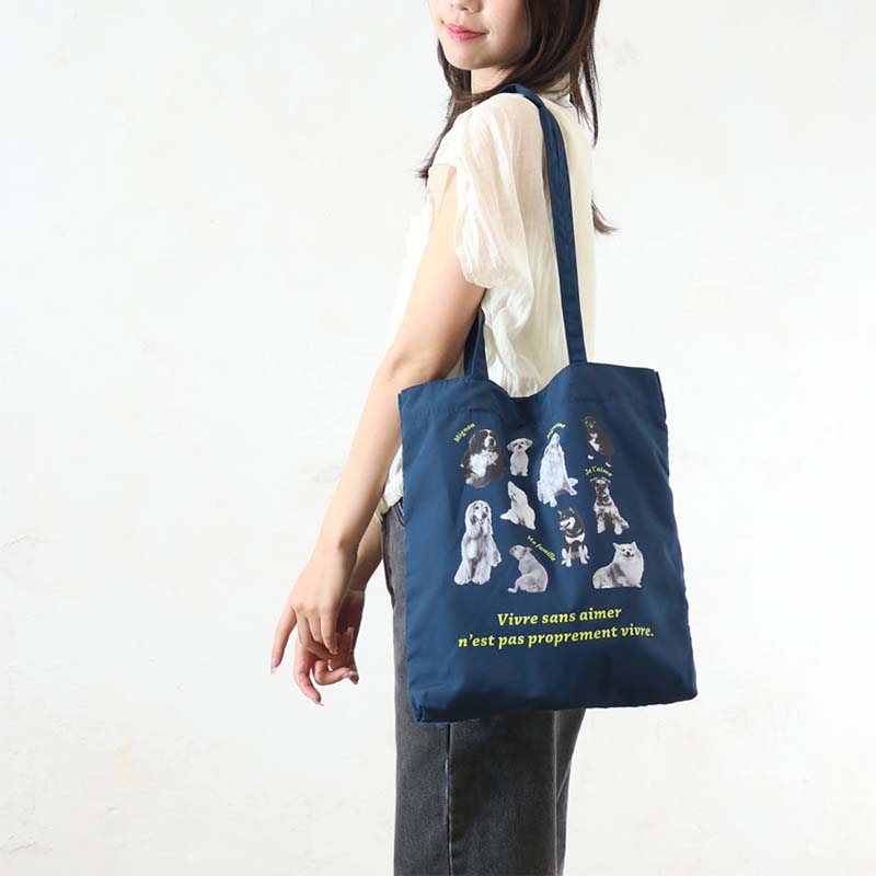 aristella  モノクロームペットフラットトート /NV